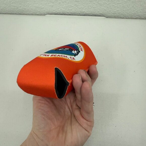 Aviator Nation Manhattan Beach CA Orange Koozie Drink Sleeve - Picture 4 of 5